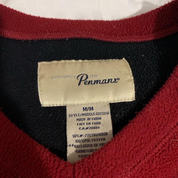 Oversized v neck fleece sweater - Picture 2 of 2